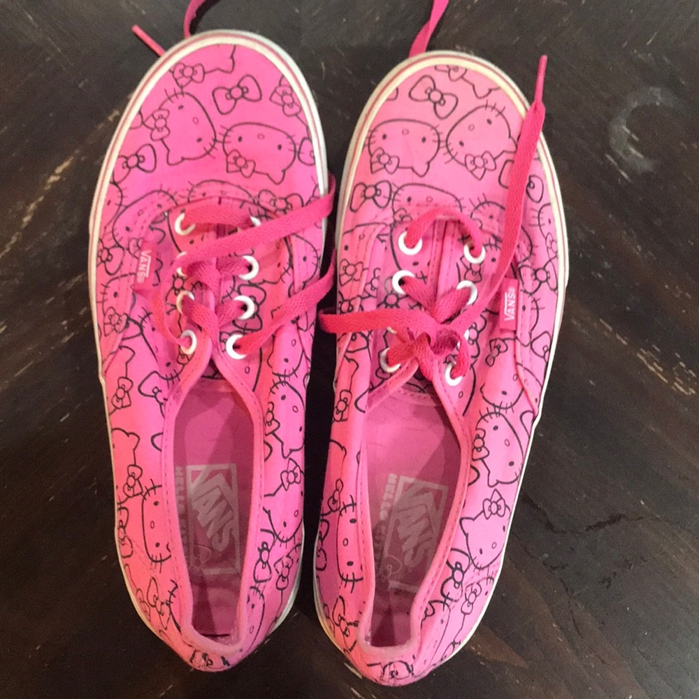 Pink hello kitty vans